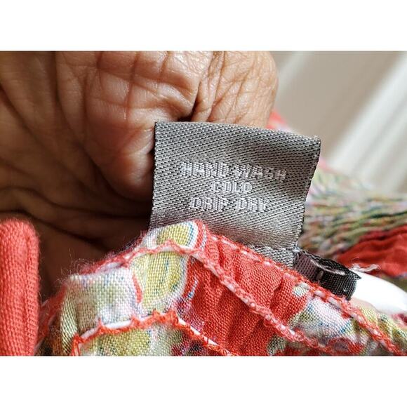 Angle Women's Multicolor Rayon V-Neck Sleeveless Casual Long Maxi Dress Size S - Picture 9 of 10